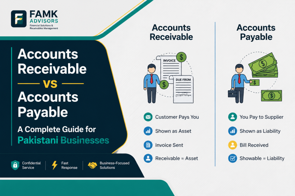 Accounts receivable vs accounts payable guide for Pakistani businesses to improve cash flow