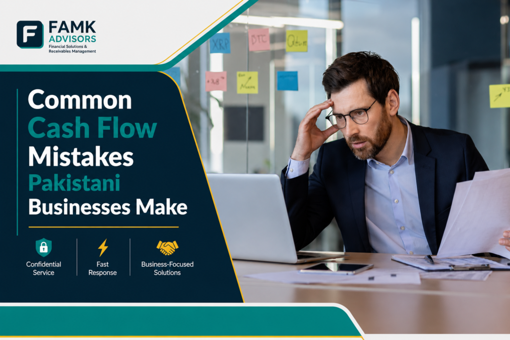 Common cash flow mistakes Pakistani businesses make and how accounts receivable management helps