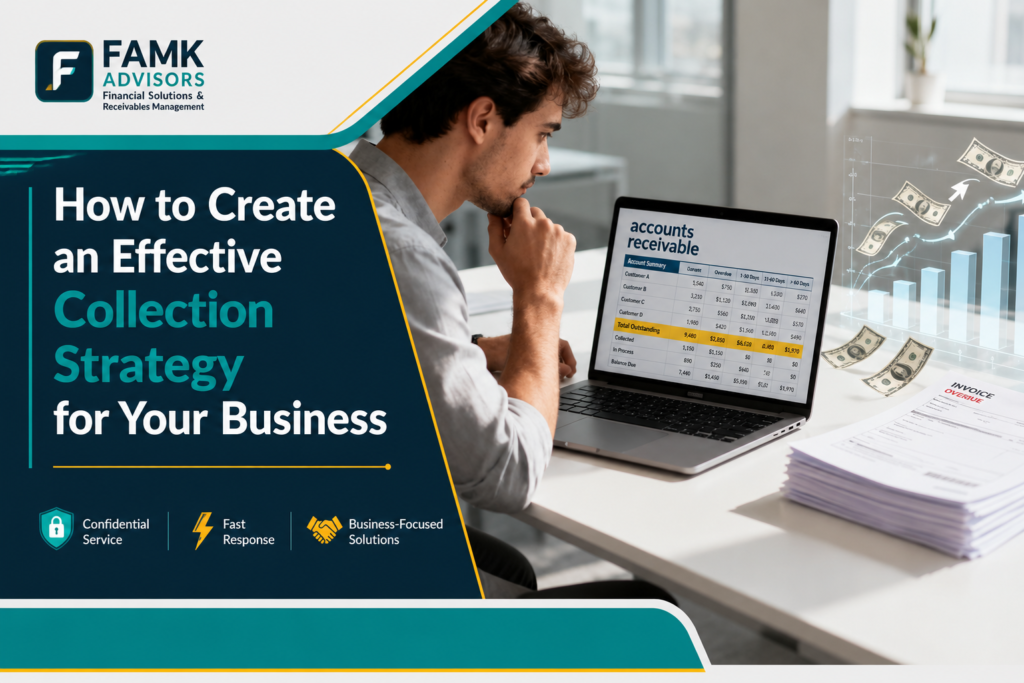 Accounts receivable collection strategy meeting for businesses in Pakistan to improve cash flow and recover overdue customer payments.