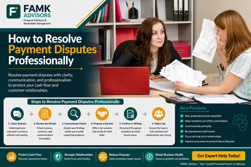 How to Resolve Payment Disputes Professionally